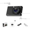 64MP HD CCD Digital Camera with WiFi & Headphone Cable - Black - 1