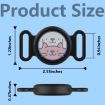 AirTag Pet Collar Locator Case - Waterproof Silicone Cover (Pink) - 4