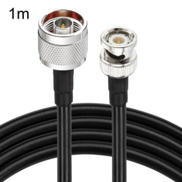 1m N Male to BNC Male RG8X RF Coaxial Cable - 1
