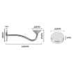 Stainless Steel Magnetic Soap Holder Wall Mounted Adhesive No Hole - 2