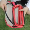 Kanda Red Portable Folding Fishing Chair Outdoor Travel Sketching Stool - 7