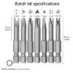 4pcs Y-Shaped Chrome Vanadium Steel Bit Set for Appliance Repair - 4