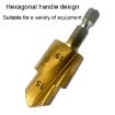 Hexagonal Shank PPR Step Drill Bits Leak Repair & Connecting Tools #25 - 4