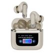 V8 Gold Smart Touch ANC Noise Reduction Wireless Bluetooth Earphones - 1
