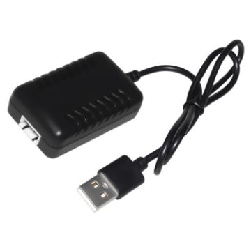 3S 11.1V 2A Lithium Battery USB Charger with Light (XH/4P Plug) - 1