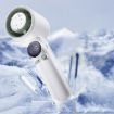 Turbo Handheld Fan 100-Speed 4000mAh Battery Light Purple Outdoor - 2