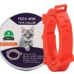 Flea & Tick Collar for Dogs Cats, 38cm, Orange, Aluminum Case - 1