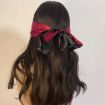 Wine Red Black Ribbon Erotic Eye Mask Bondage Tie Up Toys - 3