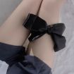 Black Ribbon Erotic Eye Mask Bondage Tie Up Toys - Sensual Accessory - 7