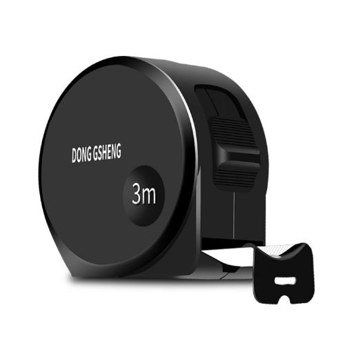 High Precision Steel Utility Measuring Tape 3m x 16mm - Black Shell - 1