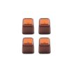 Mini Small Square Light Brown Table & Chair Leg Covers - 4pcs Set - 1