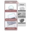 4pcs Thickened Table & Chair Leg Covers - Non-Slip, Quiet, Light Gray - 4
