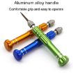 5 In 1 Aluminum Alloy Screwdriver for Cell Phone Repair (Black) - 4