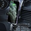Orange Telescopic Car Suction Cup Dashboard Phone Holder, Auto Lock - 4
