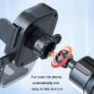 Orange Telescopic Car Suction Cup Dashboard Phone Holder, Auto Lock - 8