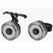 Dual Bracket Round Bicycle Brake Taillight - Intelligent Induction Light - 2