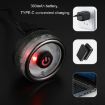 Dual Bracket Round Bicycle Brake Taillight - Intelligent Induction Light - 4