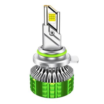 100W LED 9012 Car Headlight Bulb - Waterproof Aluminum Alloy Pair - 1