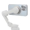 DJI OM 4/5/6 Gimbal Magsafe Magnetic Aluminum Holder - Black - 2