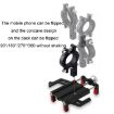 Red Aluminum Alloy Motorcycle Bicycle Mobile Phone Holder - 5