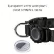 AirTag Dog Collar LED Waterproof Quick Release, Size S - Pink - 5