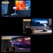 TS-6 Android 11 WiFi6 4K Mini Projector with Hidden Lift Gimbal (White) - 6