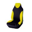 Universal One-Piece Car Seat Cover, All Seasons, Yellow, Single Seat - 1