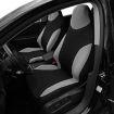 Universal Gray Car Seat Cover - All Seasons, Single Seat, One-Piece - 6