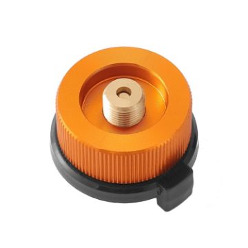 Large Yellow Outdoor Camping Gas Cylinder Adapter Stove Connector - 1