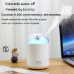 Pink 500ml Snowman Humidifier USB Desktop with Colorful Ambient Light - 4