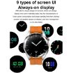 1.43" AMOLED Smartwatch: Heart Rate, BP Monitor, Bluetooth, Black Strap - 4