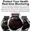 1.43" AMOLED Smartwatch: Heart Rate, BP Monitor, Bluetooth, Black Strap - 7
