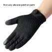 LANYIER Red Motorcycle Riding Gloves Men Velvet Warm Touch Screen  - 4