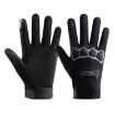 LANYIER Gray Motorcycle Riding Gloves Men Velvet Warm Touch Screen 70 - 1