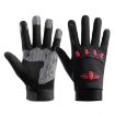 LANYIER Red Men's Motorcycle Gloves - Warm, Windproof, Waterproof, Touch Screen - 1