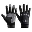 LANYIER Gray Motorcycle Gloves - Warm, Windproof, Waterproof, Touch Screen - 1