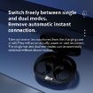 Open Comfortable Hanging Ear OWS Bluetooth Earphones - White - 6