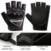 Men's Gray Half Finger Motorcycle Gloves - Tactical, Hiking, Outdoor Sports - 7