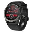 Outdoor Sports Smart Watch - 1.43" AMOLED Screen, Bluetooth, Black - 1
