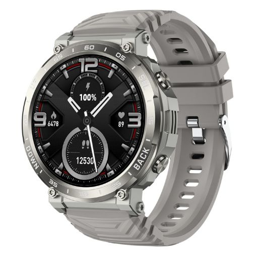 Silver Bluetooth Smart Watch - Pedometer, Heart Rate & Sleep Monitor - 1