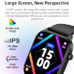 Pink Bluetooth Smart Watch - Large Screen, Heart Rate & Oxygen Monitor, Multi-Sport - 3