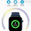 Pink Bluetooth Smart Watch - Large Screen, Heart Rate & Oxygen Monitor, Multi-Sport - 5
