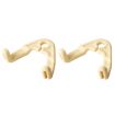 Hidden Car Headrest Storage Hooks - 1 Pair Car Seat Hook (Beige) - 1