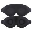 4 In 1 3D Sleep Eye Mask - Memory Foam Non-pressure Blindfold (Blue) - 2