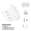 3pcs Acrylic Wall Mount Bracket for Baby Monitor/Camera/Speaker YX135 - 3