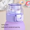 600ml Leak-Proof Scent Flavored Water Bottle with 7 Scent Rings (Blue) - 5
