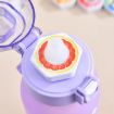 600ml Leak-Proof Scent Flavored Water Bottle with 7 Scent Rings (Blue) - 7