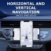 AIMITE M8 Silver Car Phone Holder with Vacuum Suction & Magnetic Support - 8