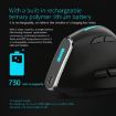 ZELOTES F36 Ergonomic Vertical Mouse, 9-Keys, Dual Bluetooth + 2.4G, White - 8