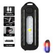 LED Shoulder Flashlight Bike Tail Light Type-C Rechargeable Clip Lamp - 4